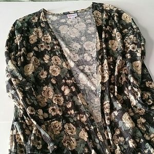 LuLaRoe Floral Sarah Duster Cardigan